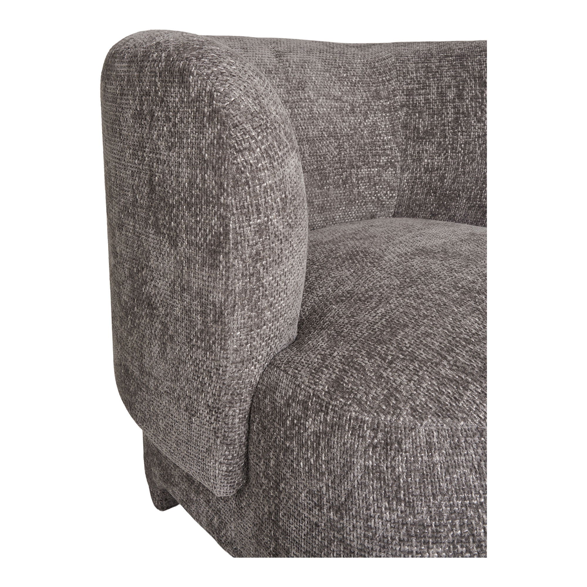 Nazare – Loungesessel in Grau, 79 × 77 × 72 cm
